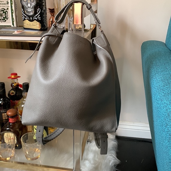 All Saints Handbags - ALLSAINTS Small Kita Convertible Leather Backpack